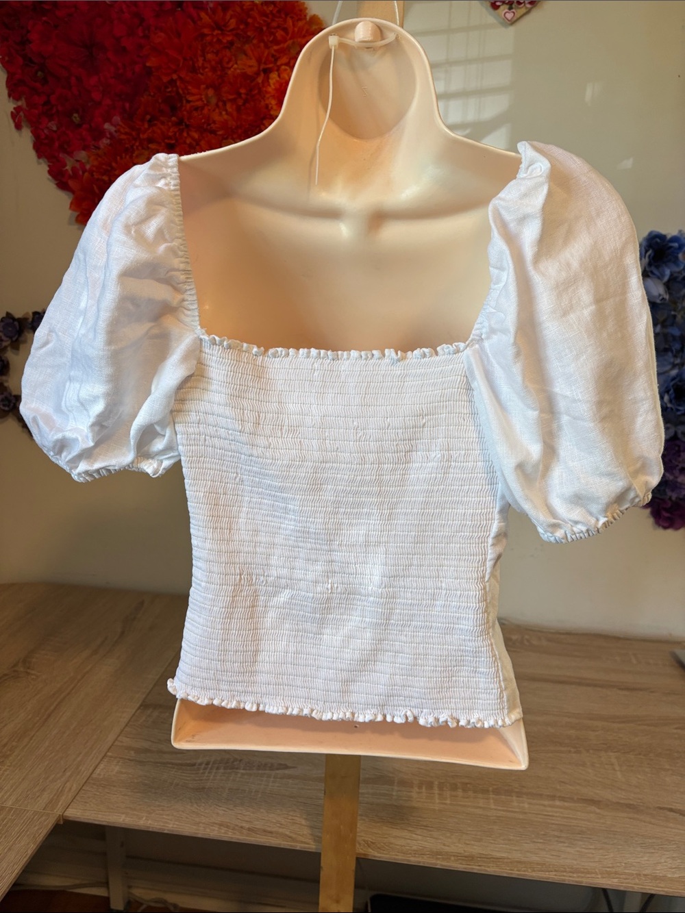 Reformation Rome 💯 Linen Top Blouse - Picture 9 of 12